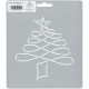 Sten Source Quilt Stencils By Patricia Ritter Christmas Tree 7 Inch