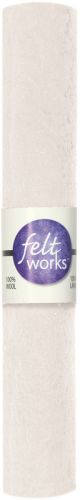 Dimensions Feltworks Felt Roll 12Inch X12Inch White