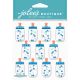 Jolee s Cabochon Dimensional Repeat Stickers Baby Boy Bottle Dome