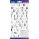 Sticko Alphabet Stickers Black Foil Goudy Small