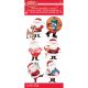 Rudolph The Red Nosed Reindeer Stickers Santa