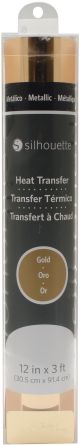 Silhouette Metallic Heat Transfer 12 inch X3 Gold