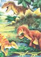 Mini Color Pencil By Number Kit 5 InchX7 Inch Dinosaur Fun
