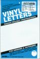 Permanent Adhesive Vinyl Letters and Numbers .5inches 852 Per PkgWhite