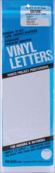 Permanent Adhesive Vinyl Numbers 4 inches White