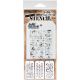 Tim Holtz Mini Layered Stencil Set 3 Per Pkg Set 23