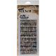 Tim Holtz Layered Stencil 4.125 inch X8.5 inch Concerto