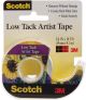 Scotch Low Tack Artist Tape .75 inch X10yd