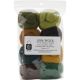 Wistyria Editions Wool Roving 12 inch .25oz 8 Per Pkg Woodsy