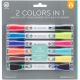 DoubleEnded Dry Erase Magnetic Markers 6 Per PkgAssorted