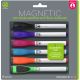 Dry Erase Medium Point Markers 6 Per Pkg Assorted