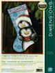 Dimensions Stocking Needlepoint Kit 16 inch Long Hugging Penguins Stitched Wool and Thread