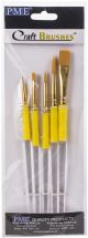 Craft Brush Set 5 Per Pkg 