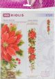 RIOLIS Counted Cross Stitch Kit 7.5 inch X35.5 inch Poinsettia 14 Count