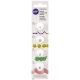 Decorating Tip Set Nested Round Star Leaf and Petal 1 Pack of 4 Pieces