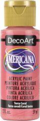 Americana Acrylic Paint 2OzTerra Coral Opaque