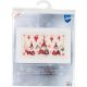 Vervaco Counted Cross Stitch Kit 11.5 Inch X6.75 Inch Cheerful Santa On Aida 14 Count