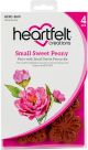 Heartfelt Creations Cling Rubber Stamp Set Small Sweet Peony