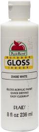 Apple Barrel Gloss Acrylic Paint 8oz White