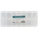 Organizer Box WSnap Lids 14 Compartments 9 inch X4 inch X1 inch