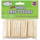 Mini Craft Sticks Natural 2.125 Inch 150 Per Pkg