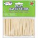 Craft Match SticksNatural 2inches 750 Per Pkg