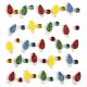 Jolees Cabochon Dimensional Repeat Stickers Christmas Light Repeats