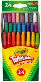 Crayola Twistables Mini Crayons 24 Per Pkg