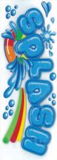 Jolees Boutique Title Waves Dimensional Stickers Splash
