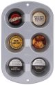 Recipe Right Standard Muffin Pan 6 Cavity 13.5Inch X8.5Inch 1 pack of 1 piece