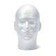 Styrofoam Male Head Bulk 11 Inch X6.5 Inch X8.5 Inch
