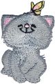 Wrights Iron On Applique Cat W Per Butterfly