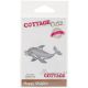 CottageCutz Elites Die Happy Dolphin 2.5 InchX1.2 Inch
