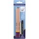 Pro Art Charcoal Pencils 4 Per Pkg Assorted Colors