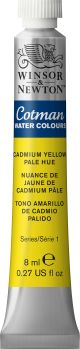 Winsor and Newton Cotman Water Colours 8ml Cadmium Yellow Pale Hue