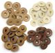 We R Eyelets Wide 40 Per Pkg Brown