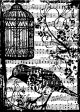 Tim Holtz Cling Stamp 2.5 Inch X3.5 Inch Bird Song