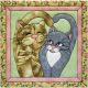 Quilt Magic No Sew Wall Hanging Kit Cats Meow