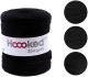 Hoooked Zpagetti Yarn Classic Black Pure Black Shades 1 Pack of 1 Skein