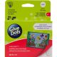 Glue Dots .5inches Craft Dot Sheets Value Pack600 Clear Dots