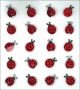 Jolees Cabochon Dimensional Repeat Stickers Ladybugs