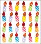 Jolee s Cabochon Dimensional Repeat Stickers Birthday Candles