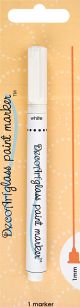 DecoArt Glass Paint Marker 1mm White