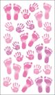 Sticko Stickers Pastel Baby Girl Prints