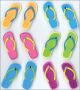 Jolee s Cabochon Dimensional Repeat Stickers Flip Flops