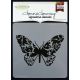 Donna Downey Signature Stencils 8.5 inch X8.5 inch Butterfly
