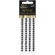 Mark Richards Metal Stickers Nailheads 5mm Round 64 Per Pkg Black