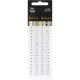 Raised Metal Dots 5mm Round 64 Per Pkg Silver
