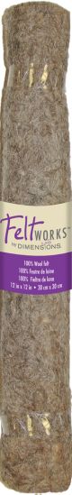 Dimensions Feltworks Felt Roll 12inchesX12inchesKhaki