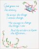 Jack Dempsey Stamped White Sampler 11 inch X14 inch Serenity Prayer